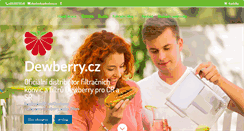 Desktop Screenshot of dewberry.cz